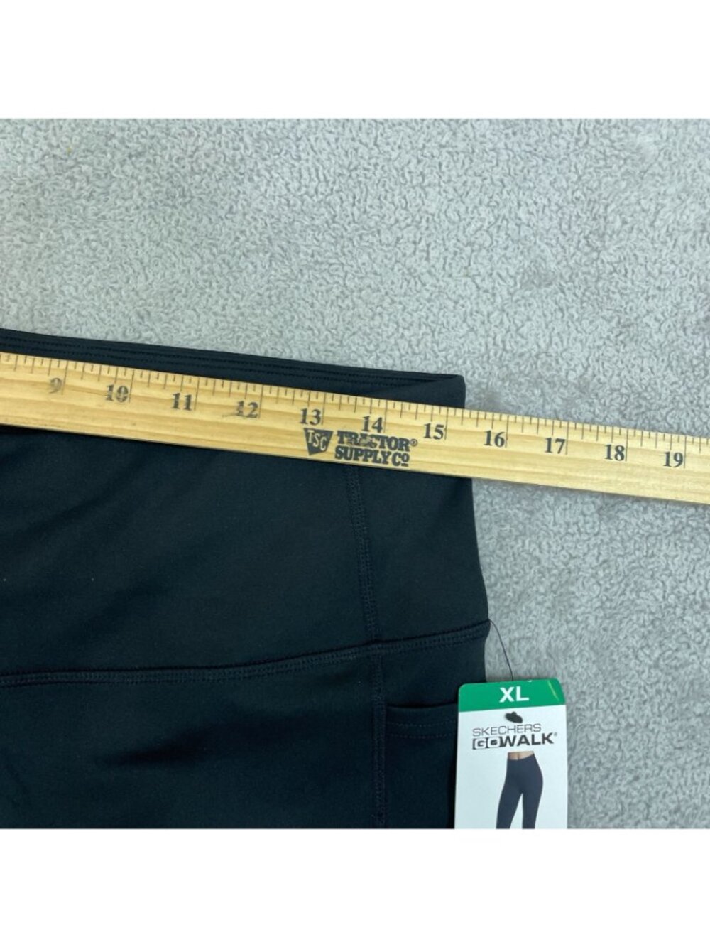 NWT Skechers GoWalk Women's XL Black High-Waist Capris UPF 40+ Breathable B1539 - Picture 6 of 14